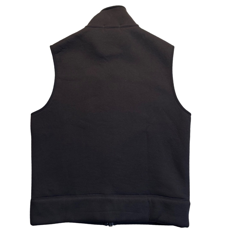 J.Crew Mens Sherpa Lined Full Zip Vest Black Large Utility Gorpcore Layering - Picture 3 of 6